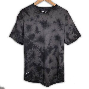 BYLT Premium Basics Cloud Dye Tee Men Crew Neck Workout Gym Tie Dye L